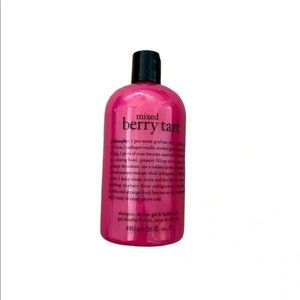 Philosophy Mixed Berry Tart Shampoo, Shower Gel and Bubble Bath.